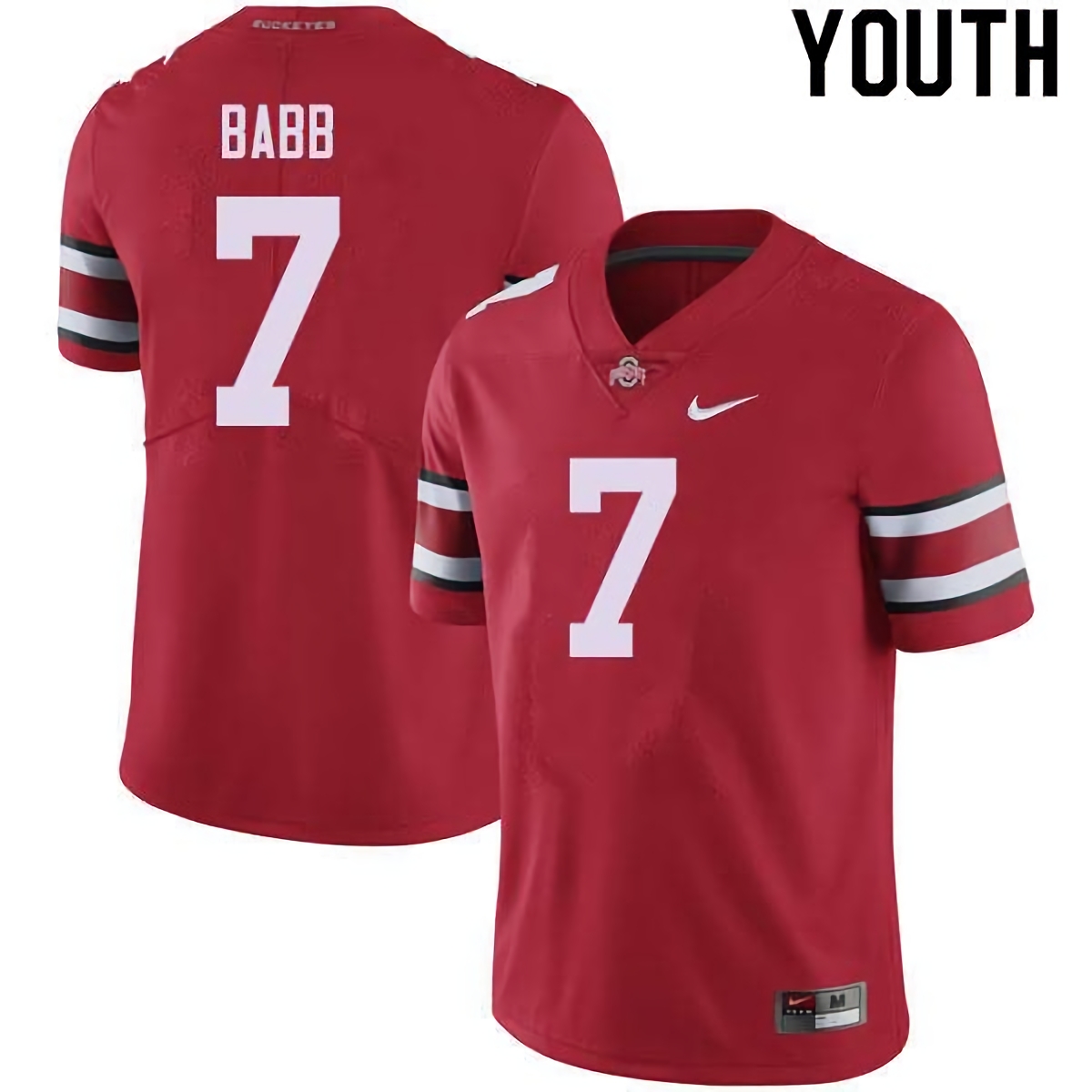 Kamryn Babb Ohio State Buckeyes Youth NCAA #7 Nike Red College Stitched Football Jersey UHJ8456YR